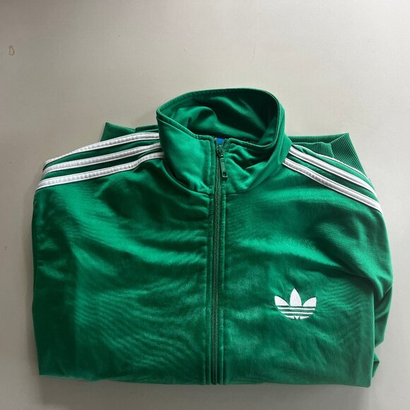 Adidas Track Jacket — Green, Mens Large - Picture 3 of 7